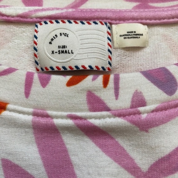 Anthropologie Postmark Pink and White Floral Peplum Top - Women’s Size XS - Picture 7 of 9